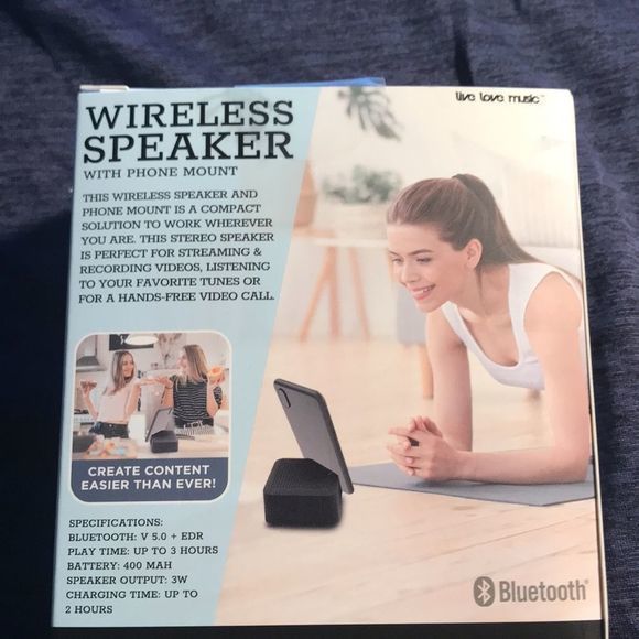 Brand New In‎ Box Bluetooth Wireless Speaker - Picture 3 of 5